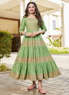 Diya Groom New Ethnic Wear Designer Rayon Kurti Gown Collection